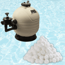 Pack Filtre à sable MFS + Balles filtrantes Optimax Pack Filtre à sable MFS + Balles filtrantes Optimax