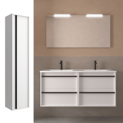 Meuble sous vasque + double vasque Attila Salgar Meuble sous vasque + double vasque Attila Salgar