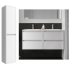 Meuble sous vasque + double vasque Noja Salgar