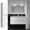 Meuble sous vasque + double vasque Noja Salgar