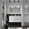 Meuble sous vasque + double vasque Noja Salgar