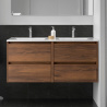 Meuble sous vasque + double vasque Noja Salgar