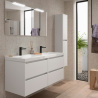 Meuble sous vasque + double vasque Noja Salgar