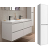 Meuble sous vasque + double vasque Noja Salgar