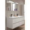 Meuble sous vasque + double vasque Noja Salgar