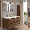 Meuble sous vasque + double vasque Noja Salgar