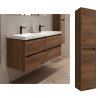 Meuble sous vasque + double vasque Noja Salgar