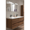 Meuble sous vasque + double vasque Noja Salgar