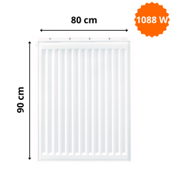 Radiateur Acier H.90 x L.80 cm Stelrad 1088W T11 Radiateur Acier H.90 x L.80 cm Stelrad 1088W T11