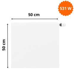  Radiateur acier décoratif Planar 500 21 500 STELRA