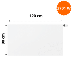 Radiateur Acier H.90 x L.120 cm Planar Stelrad 2701W T22