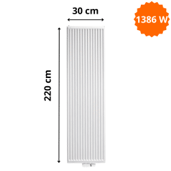 Radiateur Acier Vertex 2200 22 300 STELRAD