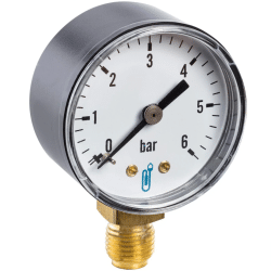 Manomètre raccord radial Ø63 THERMADOR M63R06