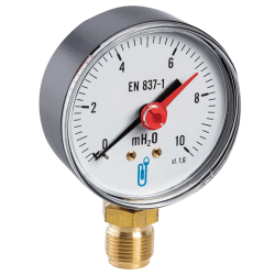 Manomètre raccord radial Ø50 THERMADOR MR04