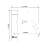 Ensemble mitigeur lavabo + bonde + colonne de douche + mitigeur bain Corbeau