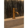 Ensemble mitigeur lavabo + bonde + colonne de douche + mitigeur bain Corbeau