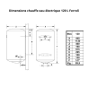 Pack chaudière électrique 7 / 9 / 11 / 14 Kw + chauffe eau 150 L + accessoires