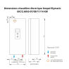 Pack chaudière électrique 7 / 9 / 11 / 14 Kw + chauffe eau 150 L + accessoires