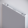 Radiateur acier H. 182 x L. 42 cm Niva vertical N2L1 laqué Vasco