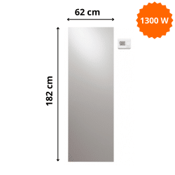 Radiateur électrique Niva Vasco H. 182 x L. 62 cm vertical Radiateur électrique Niva Vasco H. 182 x L. 62 cm vertical
