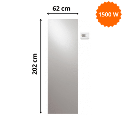 Radiateur électrique Niva Vasco H. 202 x L. 62 cm vertical Radiateur électrique Niva Vasco H. 202 x L. 62 cm vertical