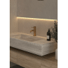 Ensemble mitigeur lavabo + bonde + colonne de douche + mitigeur bain Corbeau