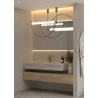 Ensemble mitigeur lavabo + bonde + colonne de douche + mitigeur bain Corbeau