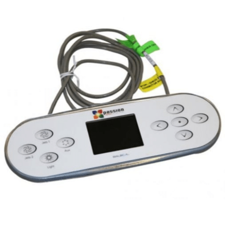 Panneau de commande TP800 Balboa - Jets 2, Jets 1, Light, Aux