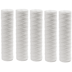Lot de 5 Cartouches Coton filtrante FA10-SX-25 Jetly