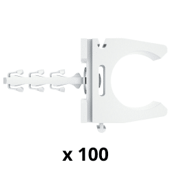 Collier simple pour tube multicouche par 100 pièces Fischer
