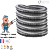 Tubage flexible double inox diamètre 150 à la coupe - Edilinox
