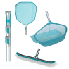 Pack entretien piscine Bayrol avec Manche télescopique, épuisette de fond, de surface et Brosse 50 cm