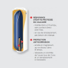 Chauffe-eau électrique Stéatis vertical mural 200L