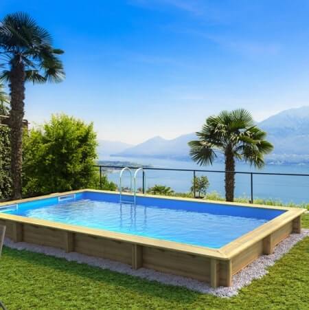 piscine hors sol bois enterre
