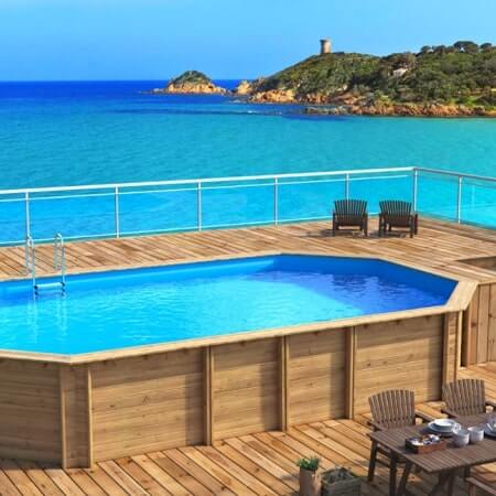 piscine hors sol bois